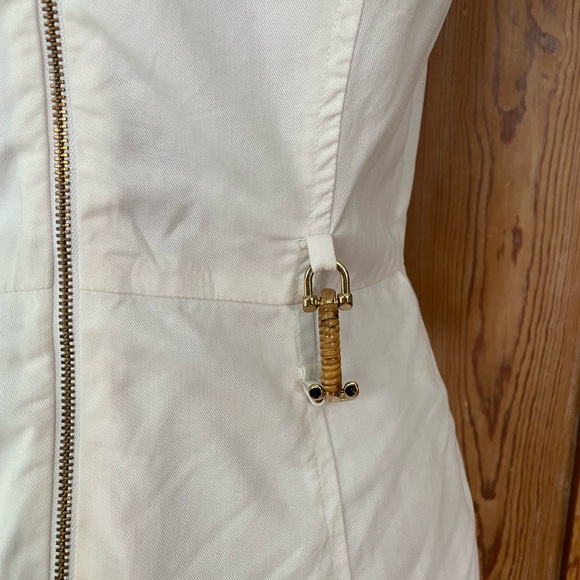 Bergdorf Goodman / Milly NY Boat Neck White Sheath Dress - Size 4 - Picture 10 of 16